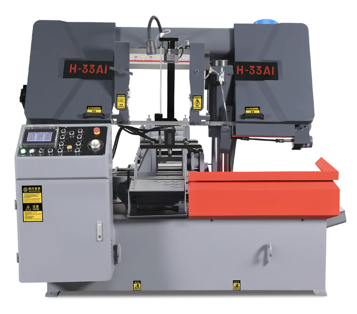 H-33AI CNC band sawing machine, CNC bandsaw machine